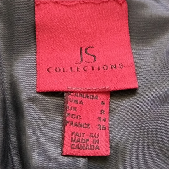 3 items JS Collections taffeta checks maxi skirt long sleeves jacket corset top - Picture 4 of 14